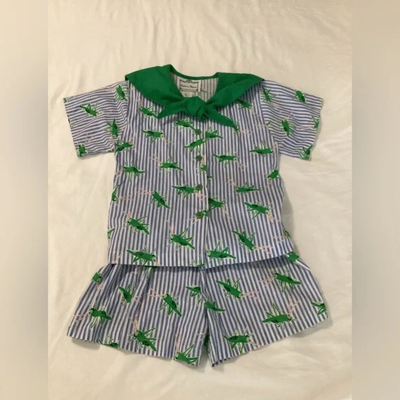 Catherine Rebecca vtg grasshopper short set - Picture 1 of 8